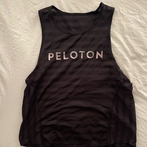 Peloton black tank top